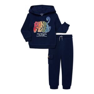 Pink Floyd Unisex Toddler Hoodie and Joggers Set  3T  NWT  Navy Graphic